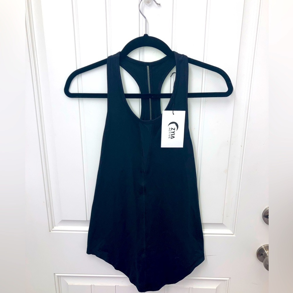 Zella Black Racerback Tank Top